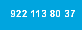 922 113 80 37 922 113 80 37